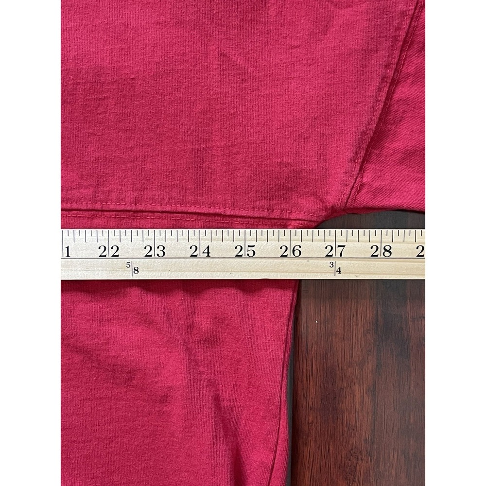 Mickey Mouse Disney Parks Authentic Spirit Jersey Spellout Red Size XL Preowned - Picture 7 of 8